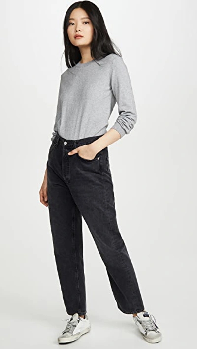 Shop A.p.c. Juliette Pullover In Gris Chine