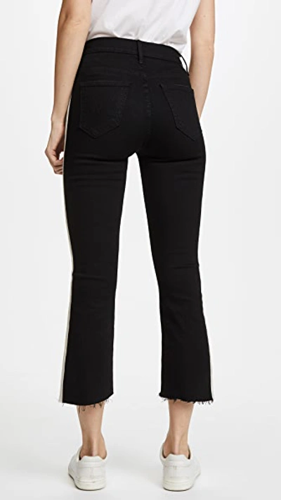 Shop Mother Insider Crop Step Fray Jeans In Guilty Racer