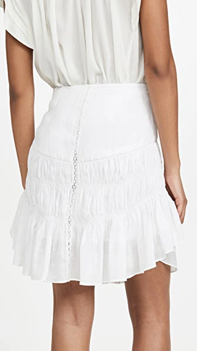 Shop Isabel Marant Sidney Skirt In White