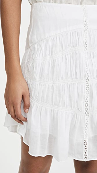 Shop Isabel Marant Sidney Skirt In White