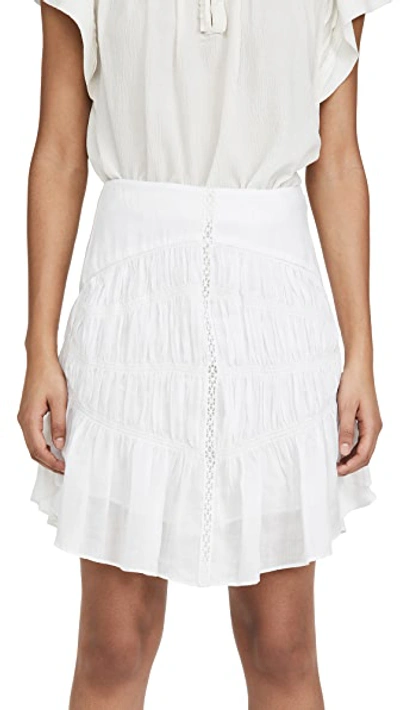 Shop Isabel Marant Sidney Skirt In White