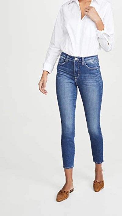 Shop L Agence Margot High Rise Skinny Jeans In Hacienda