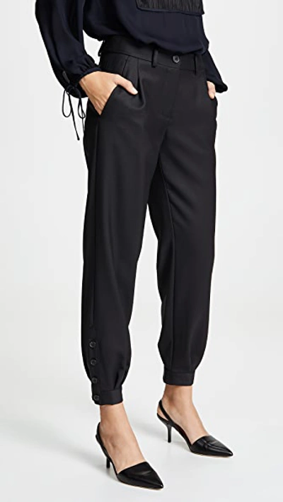 Shop Nili Lotan Bertina Pants In Black