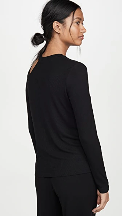 Shop Lna Ribbed Novo Top In Black