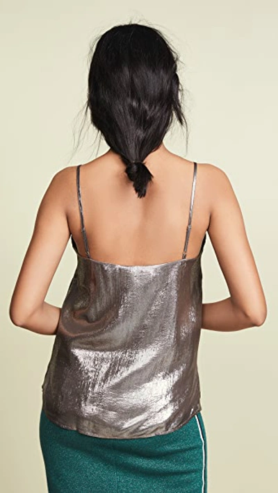 Shop Cami Nyc Olivia Top In Pewter