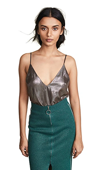 Shop Cami Nyc Olivia Top In Pewter