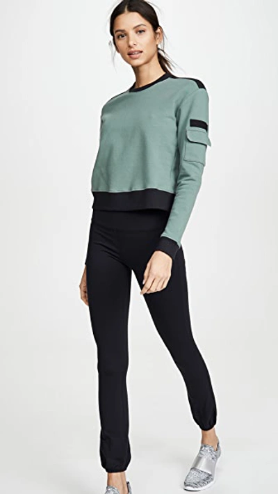 Shop Alala Vail Sweatshirt In Sage