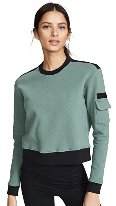 Shop Alala Vail Sweatshirt In Sage