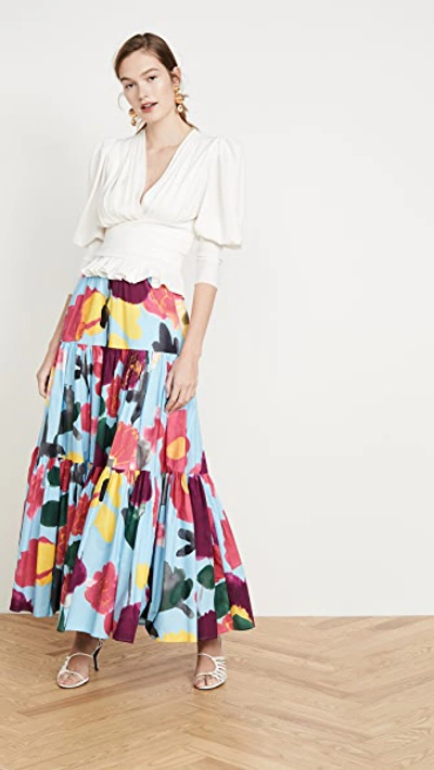 Shop La Doublej Big Skirt In Prom Azzurro