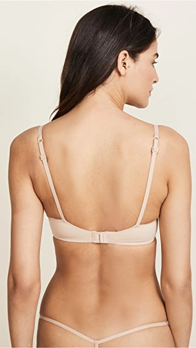 Shop Calvin Klein Underwear Perfectly Fit Memory Touch Push Up Bra In Bare