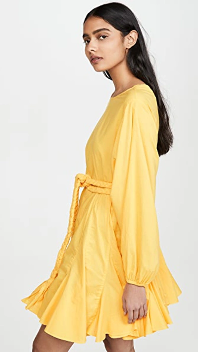 Shop Rhode Ella Dress In Canary