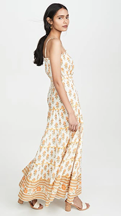 Shop Playa Lucila Sleeveless Floral Maxi Dress In Multi