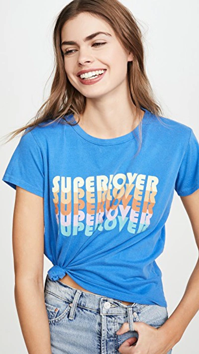 Shop Mother The Boxy Goodie Goodie Tee In Super Lover