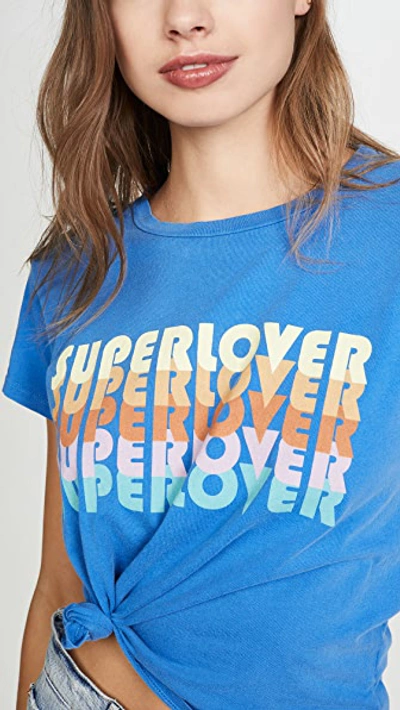 Shop Mother The Boxy Goodie Goodie Tee In Super Lover