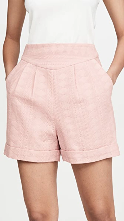 Shop Iorane Eyelet Shorts In Pink