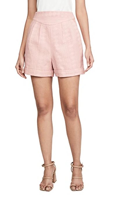 Shop Iorane Eyelet Shorts In Pink