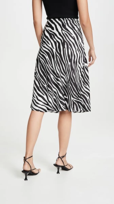 Shop Theory Modern Slip Skirt In Black Multi