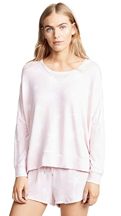 Shop Honeydew Intimates Starlight Sweatshirt In Starbird Stars