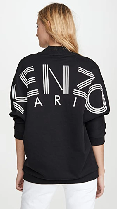 Shop Kenzo Sport Sweatshirt In Black
