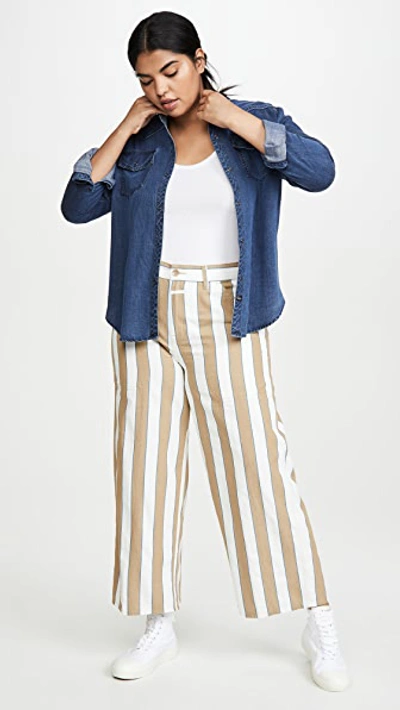 Shop Closed Leyton Pants In Fennel