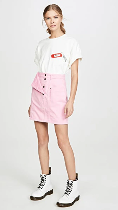 Shop Jacquemus Nimes Skirt In Pink