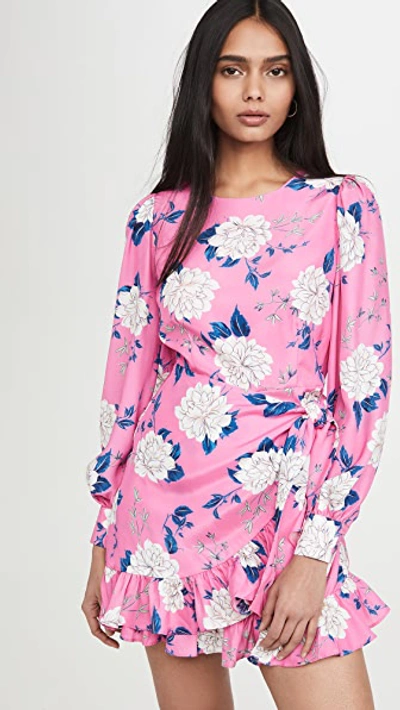 Shop Yumi Kim Daphne Dress In Velvet Morning Hot Pink