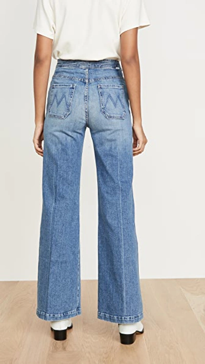 Shop Mother The Tie Patch Roller Jeans In Popism