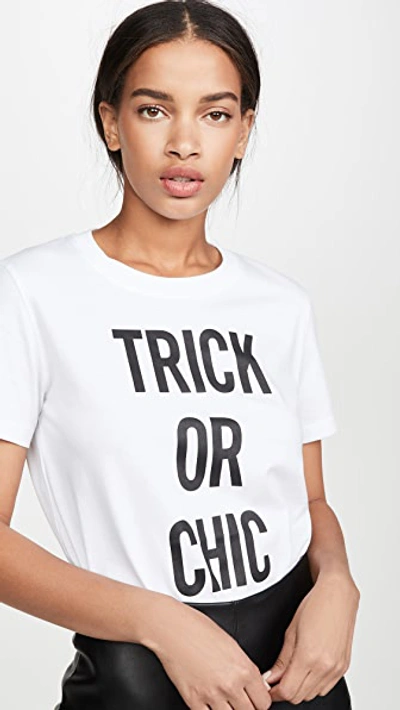 Shop Moschino Trick Or Chic T-shirt In Fantasy Print White