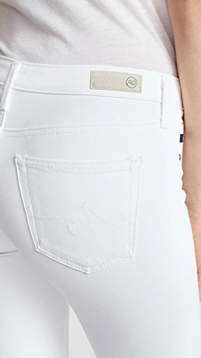 Shop Ag The Legging Ankle Jeans In White