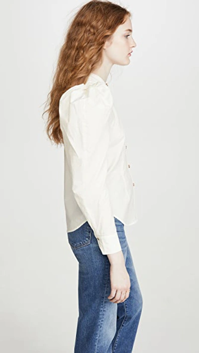 Shop Ulla Johnson Willa Top In Blanc