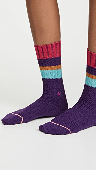Shop Stance Breaktime Socks In Purple