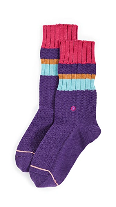 Shop Stance Breaktime Socks In Purple