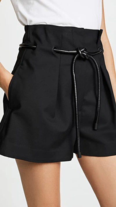 Shop 3.1 Phillip Lim / フィリップ リム Origami Pleated Shorts In Black