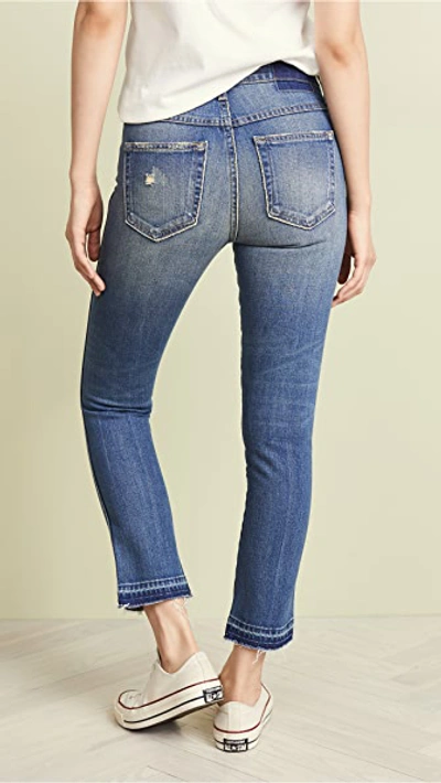 Shop Amo Babe High Rise Cropped Slim Jeans In Dive Bar