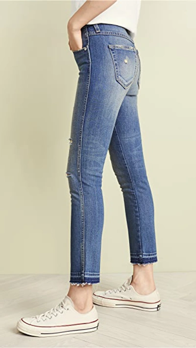 Shop Amo Babe High Rise Cropped Slim Jeans In Dive Bar