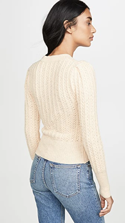 Shop Astr Aspen Sweater In Cream