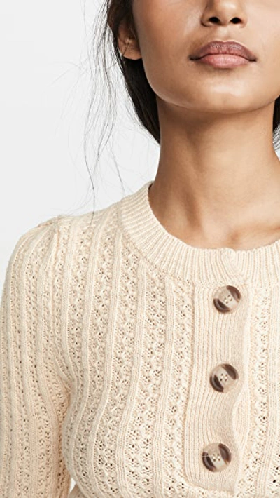 Shop Astr Aspen Sweater In Cream