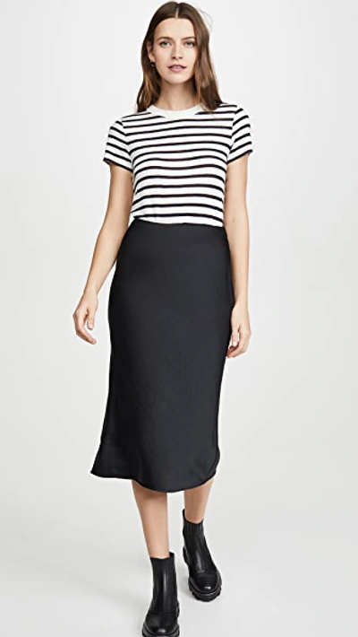 Shop Alexander Wang T Wash & Go Skirt In Black