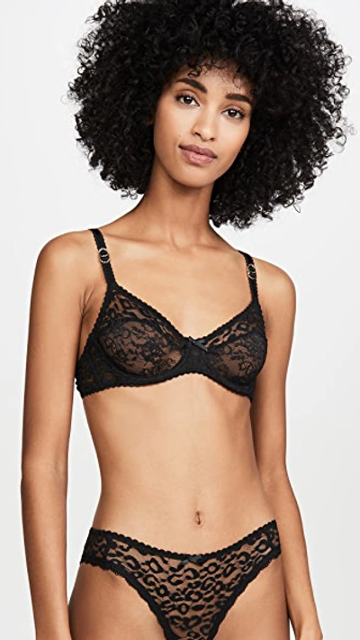 Shop Stella Mccartney Ruby Roaring Bra In Black