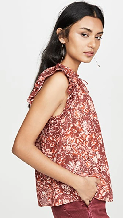 Shop Ulla Johnson Rina Top In Coral