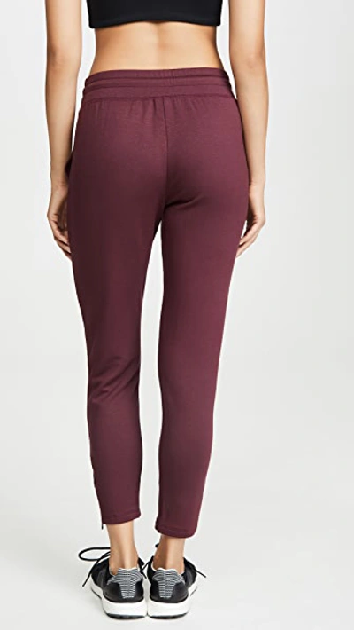 Shop Beyond Yoga By Request Midi Sweatpants In Team Burgundy