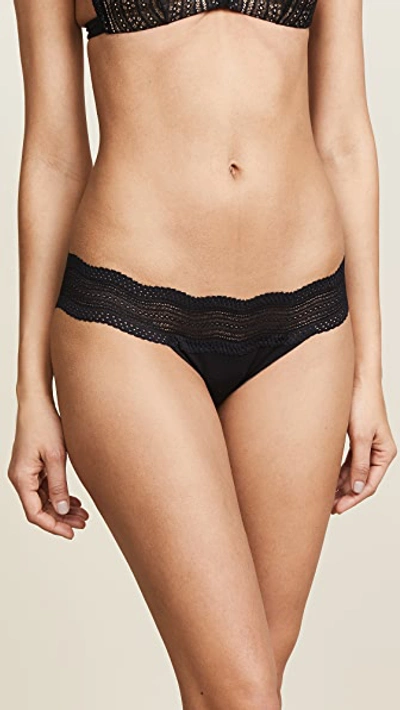 Shop Cosabella Dolce Lace Bikini Briefs Black