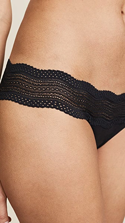 Shop Cosabella Dolce Lace Bikini Briefs Black