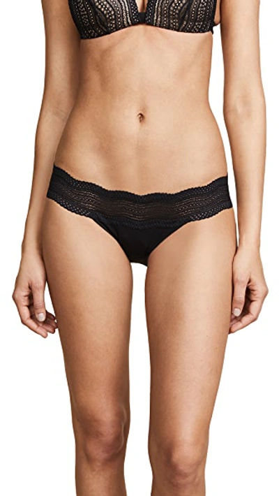 Shop Cosabella Dolce Lace Bikini Briefs Black