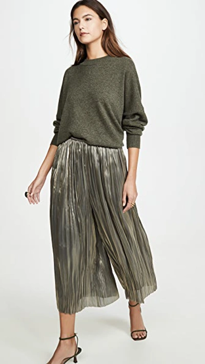 Vince pleated shop culottes