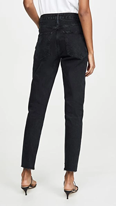 Shop Agolde Jamie High Rise Classic Jeans In Compass