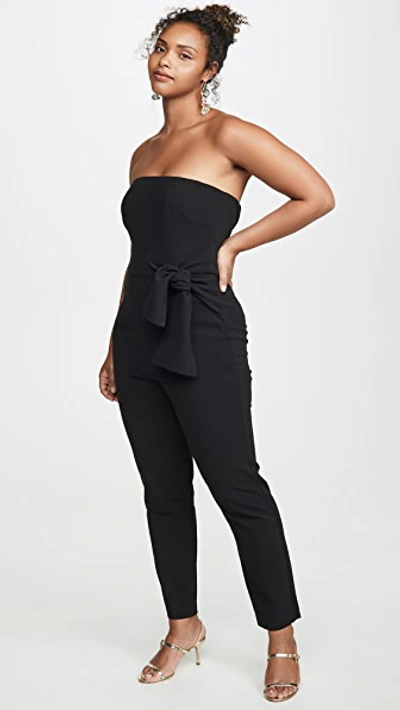 Shop Black Halo Harbor Jumpsuit In Black