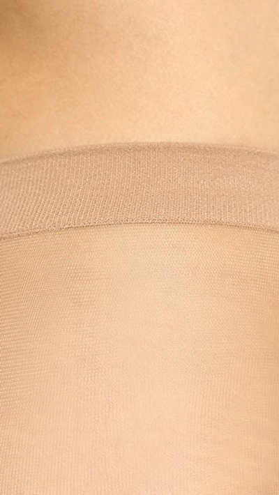 Shop Wolford Naked 8 Tights In Gobi