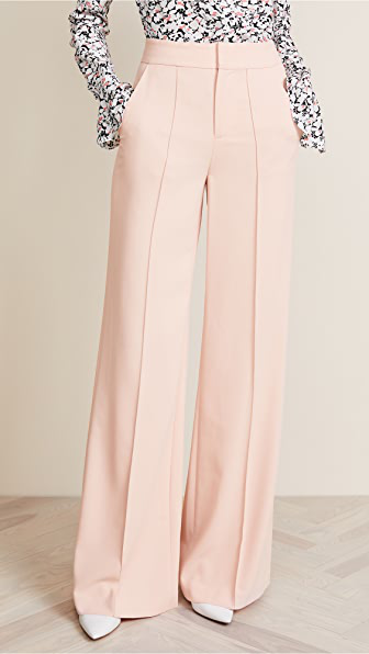 blush high waisted pants