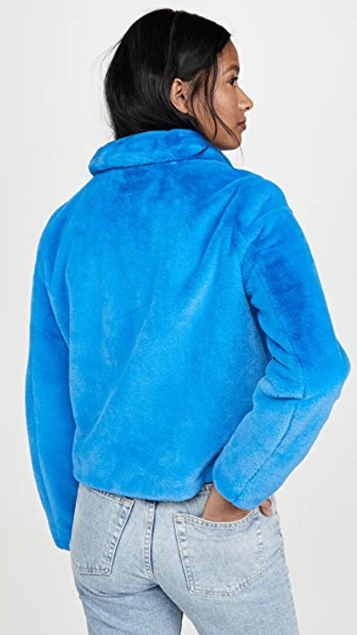 Shop Apparis Tukio Jacket In Vibrant Blue